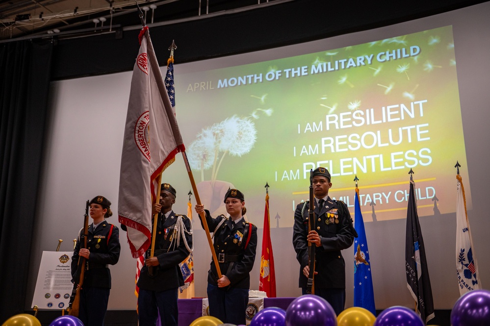 2025 JB MDL Month of the Military Child proclamation signing