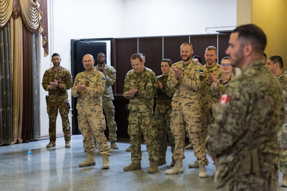 Canadian Armed Forces Coalition Member Awarded for International Cooperation