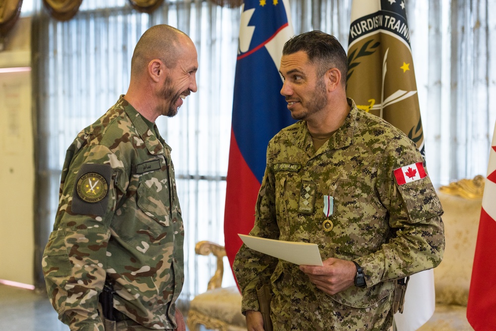 Canadian Armed Forces Coalition Member Awarded for International Cooperation