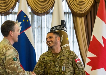 Canadian Armed Forces Coalition Member Awarded for International Cooperation