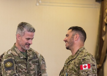 Canadian Armed Forces Coalition Member Awarded for International Cooperation