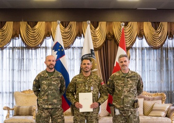 Canadian Armed Forces Coalition Member Awarded for International Cooperation