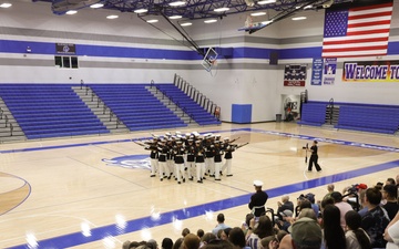 MCRC Hosts Silent Drill Platoon Performance during Marine Week Nashville