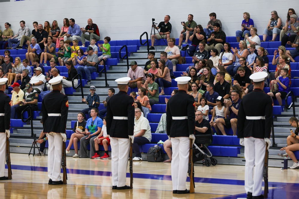 MCRC Hosts Silent Drill Platoon Performance during Marine Week Nashville