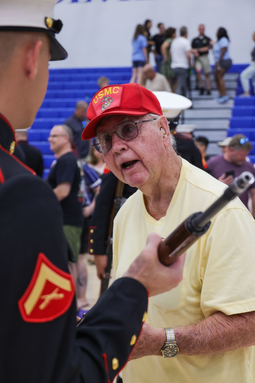 MCRC Hosts Silent Drill Platoon Performance during Marine Week Nashville