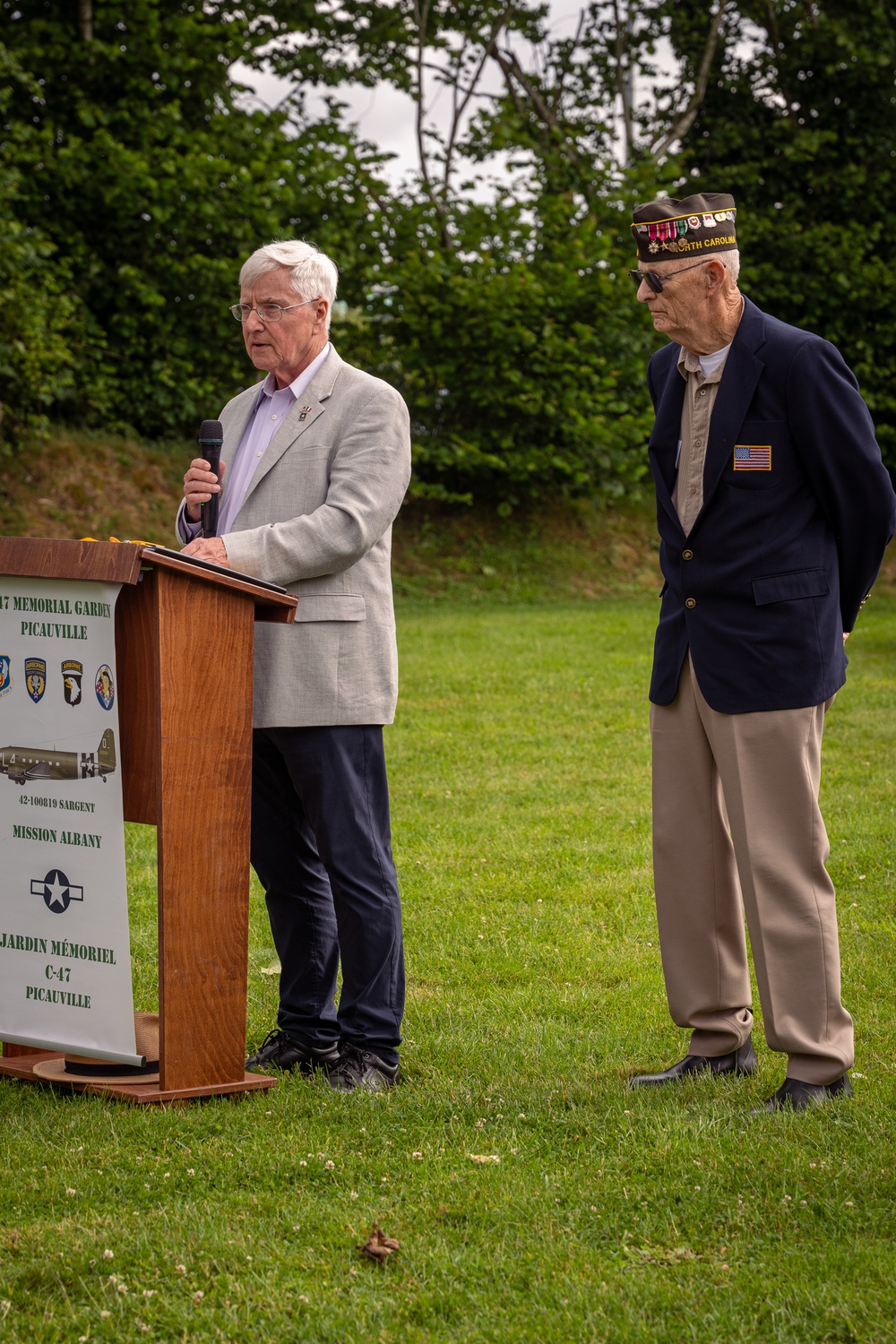 D-Day 81: Sky Soldiers Honor Fallen WWII Paratroopers at C-47 Memorial in Normandy