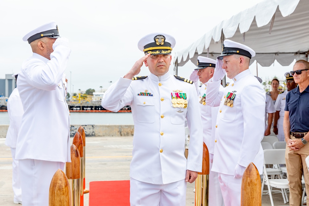 USS Alexandria (SSN 757) Holds a Change of Command