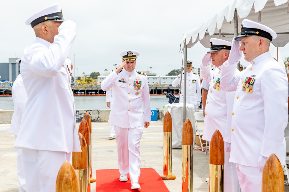USS Alexandria (SSN 757) Holds a Change of Command