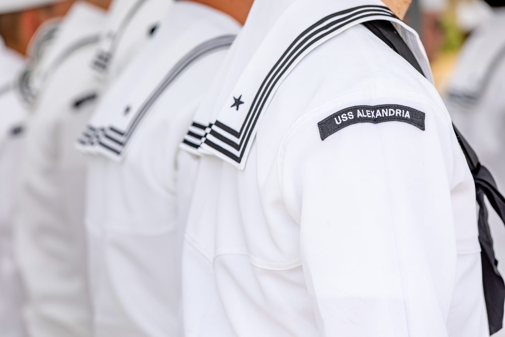 USS Alexandria (SSN 757) Holds a Change of Command