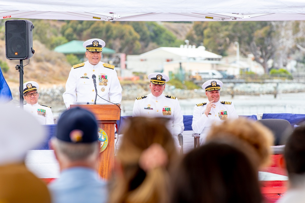 USS Alexandria (SSN 757) Holds a Change of Command