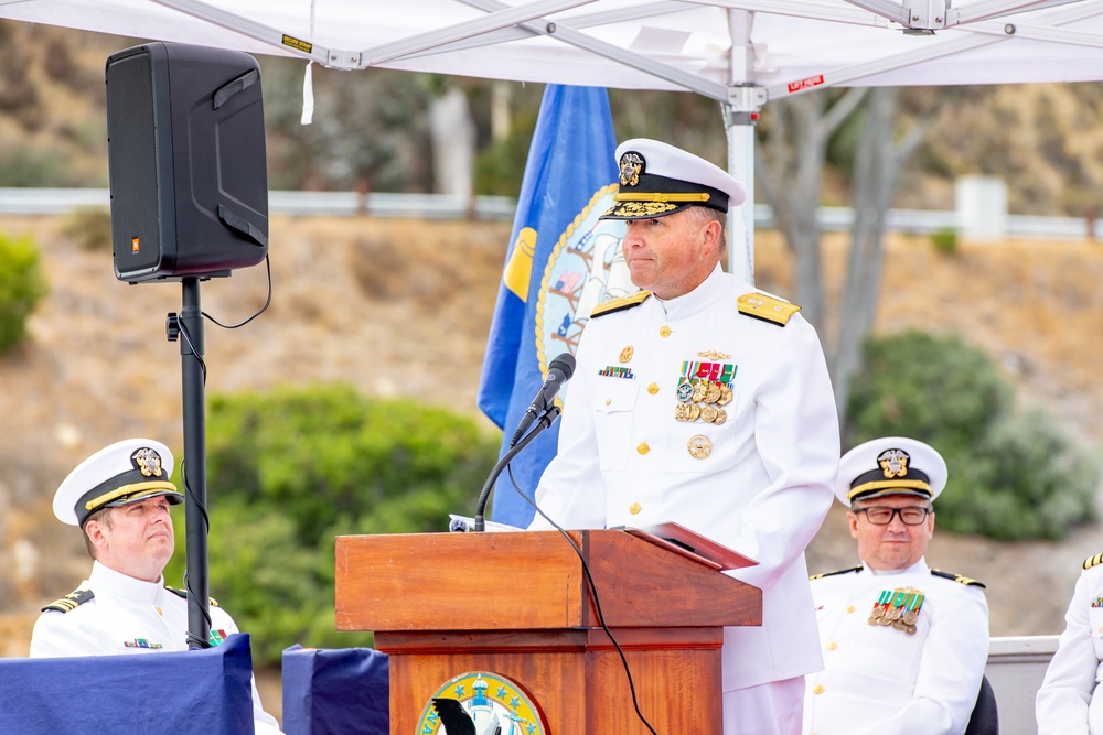 USS Alexandria (SSN 757) Holds a Change of Command