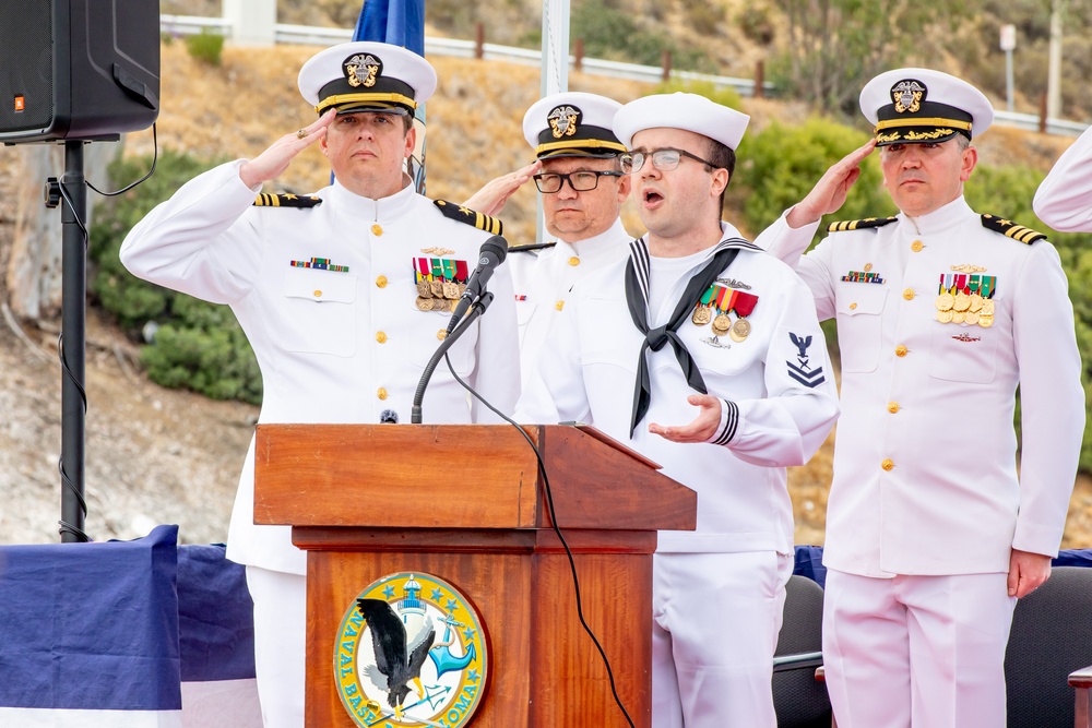 USS Alexandria (SSN 757) Holds a Change of Command