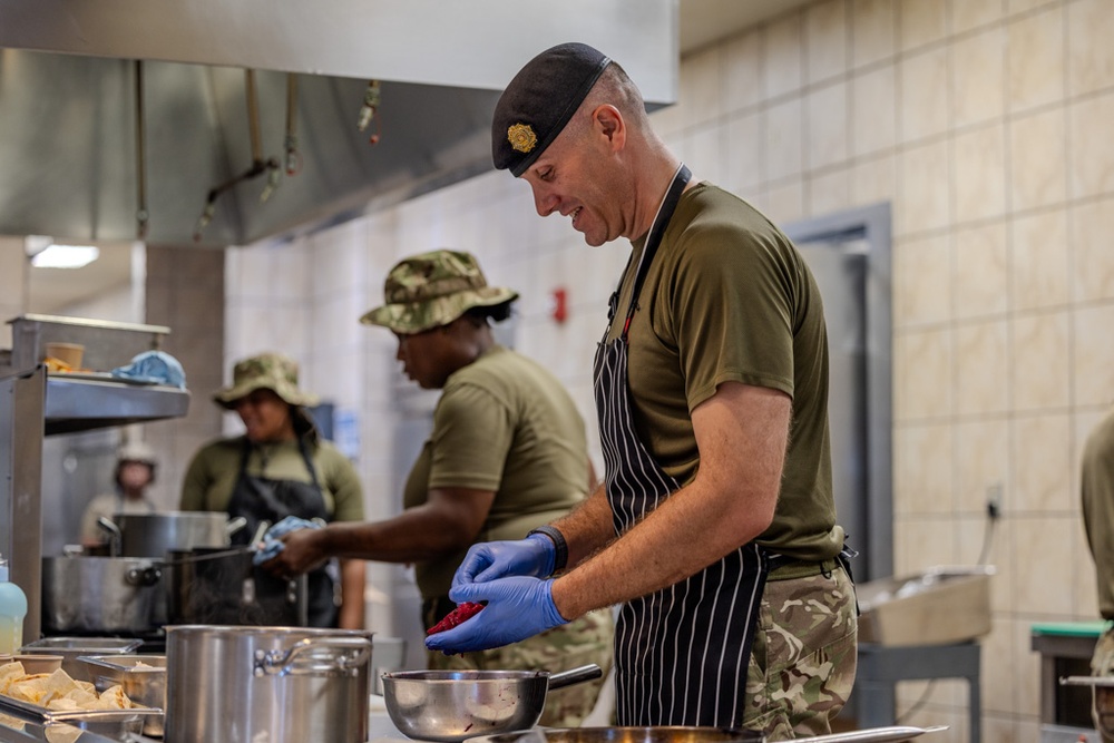 13th Armored Corps Sustainment Command participates in multinational cooking competition