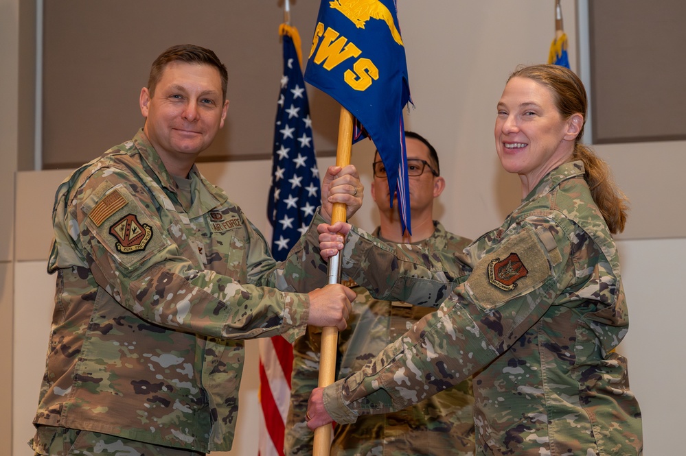 8th Space Warning Squadron change of command