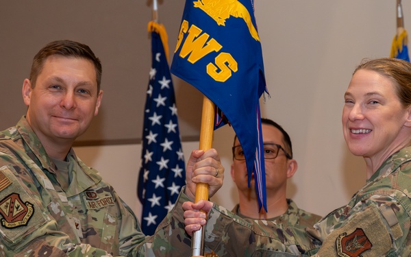 8th Space Warning Squadron change of command