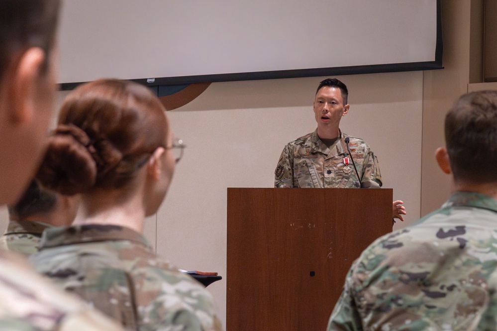 8th Space Warning Squadron change of command