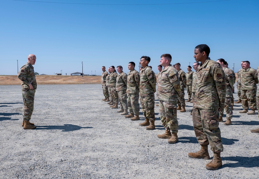 Chief of Staff of the Air Force visits Beale AFB