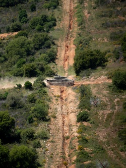 Distinguished visitor demonstration rehearsal near Petrochori, Greece during Immediate Response 25 [Image 2 of 5]