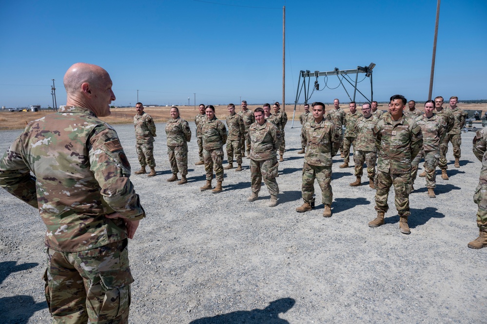Chief of Staff of the Air Force visits Beale AFB