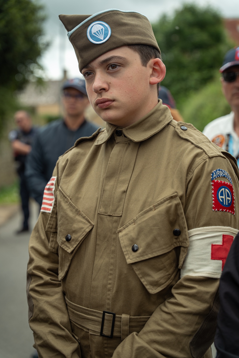 173rd Airborne Brigade Honors Fallen Chaplain Capt. Father Ignatius Maternowski at D-Day 81 Ceremony