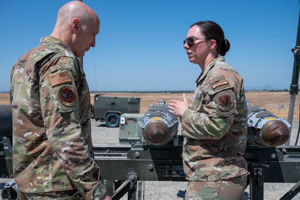 Chief of Staff of the Air Force visits Beale AFB