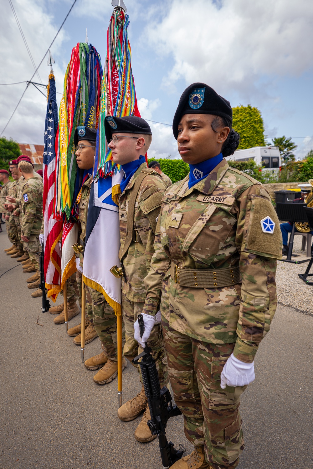173rd Airborne Brigade Honors Fallen Chaplain Capt. Father Ignatius Maternowski at D-Day 81 Ceremony