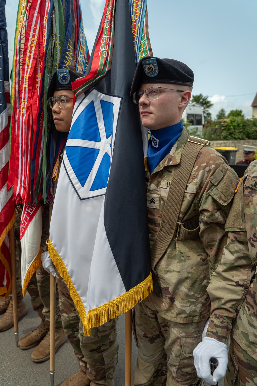 173rd Airborne Brigade Honors Fallen Chaplain Capt. Father Ignatius Maternowski at D-Day 81 Ceremony