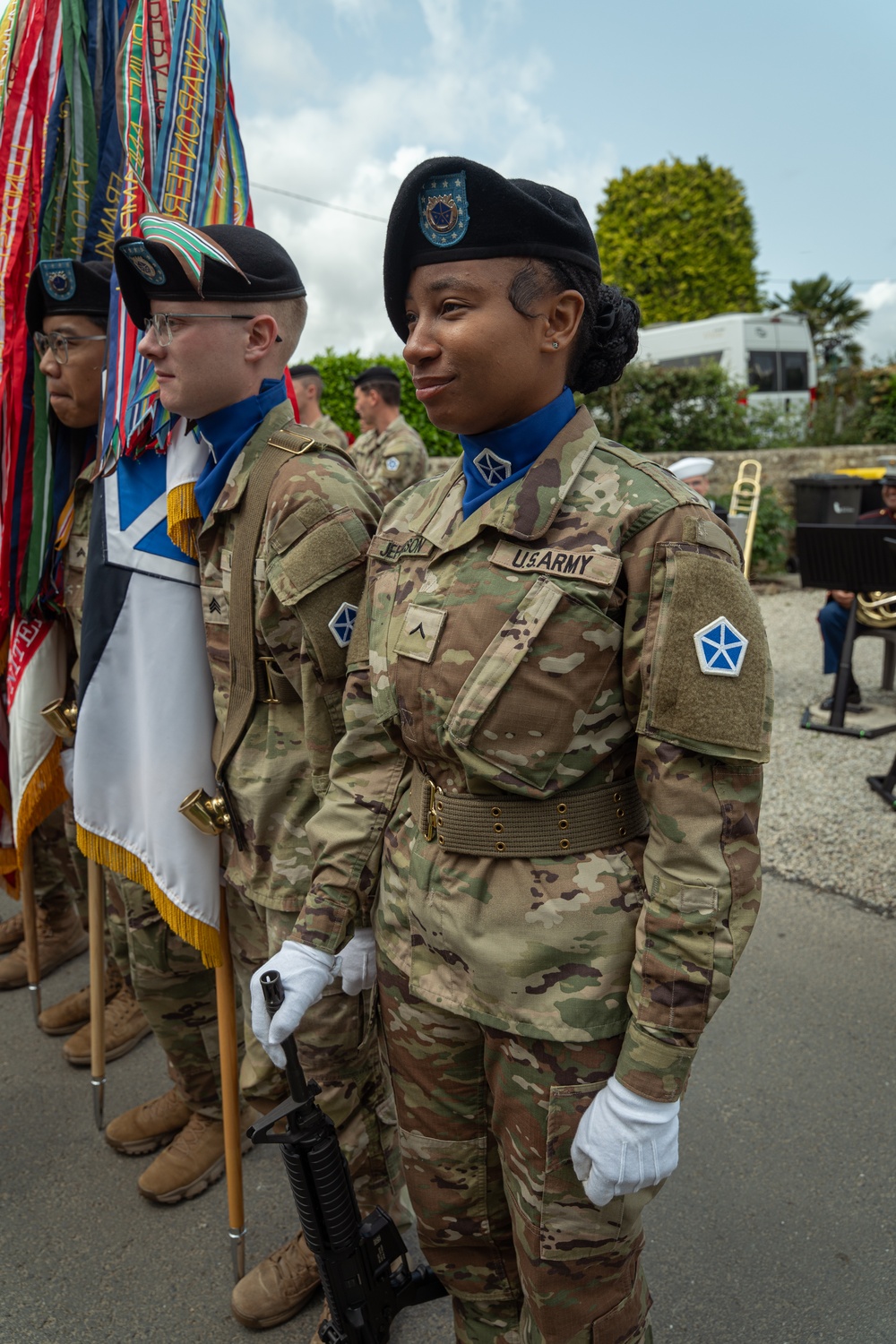 173rd Airborne Brigade Honors Fallen Chaplain Capt. Father Ignatius Maternowski at D-Day 81 Ceremony