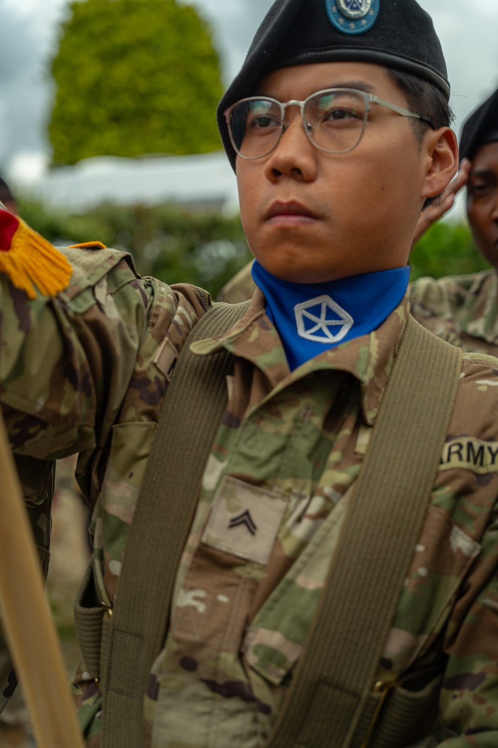 173rd Airborne Brigade Honors Fallen Chaplain Capt. Father Ignatius Maternowski at D-Day 81 Ceremony