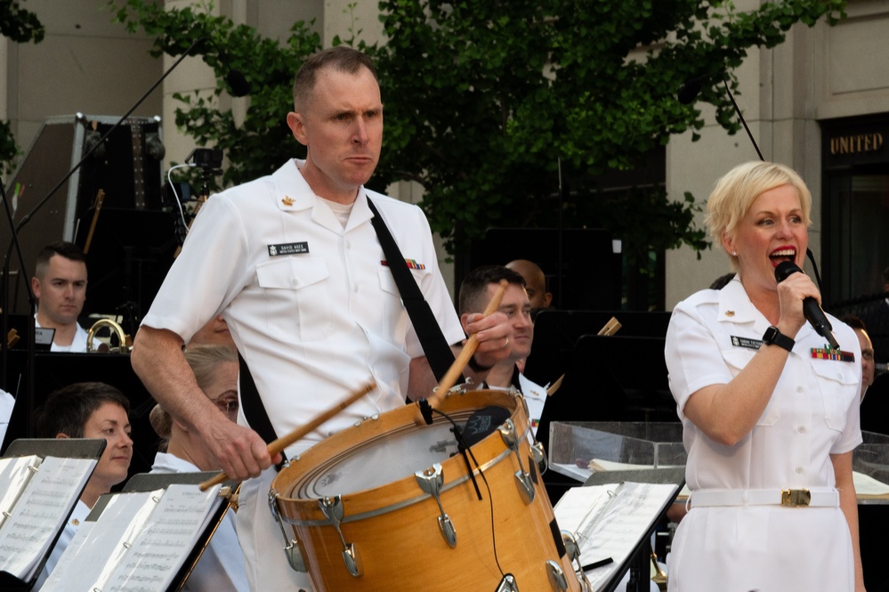 Navy Band Concert at Navy Memorial, Washington, D.C.