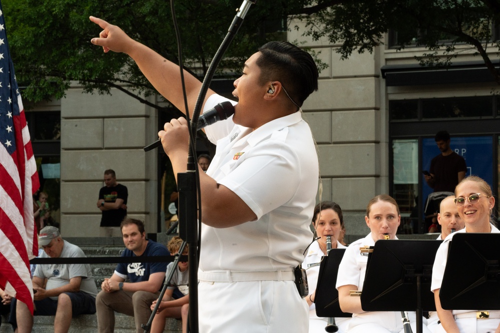 Navy Band Concert at Navy Memorial, Washington, D.C.