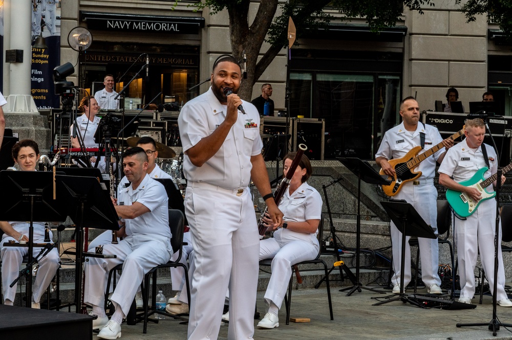 Navy Band Concert at Navy Memorial, Washington, D.C.