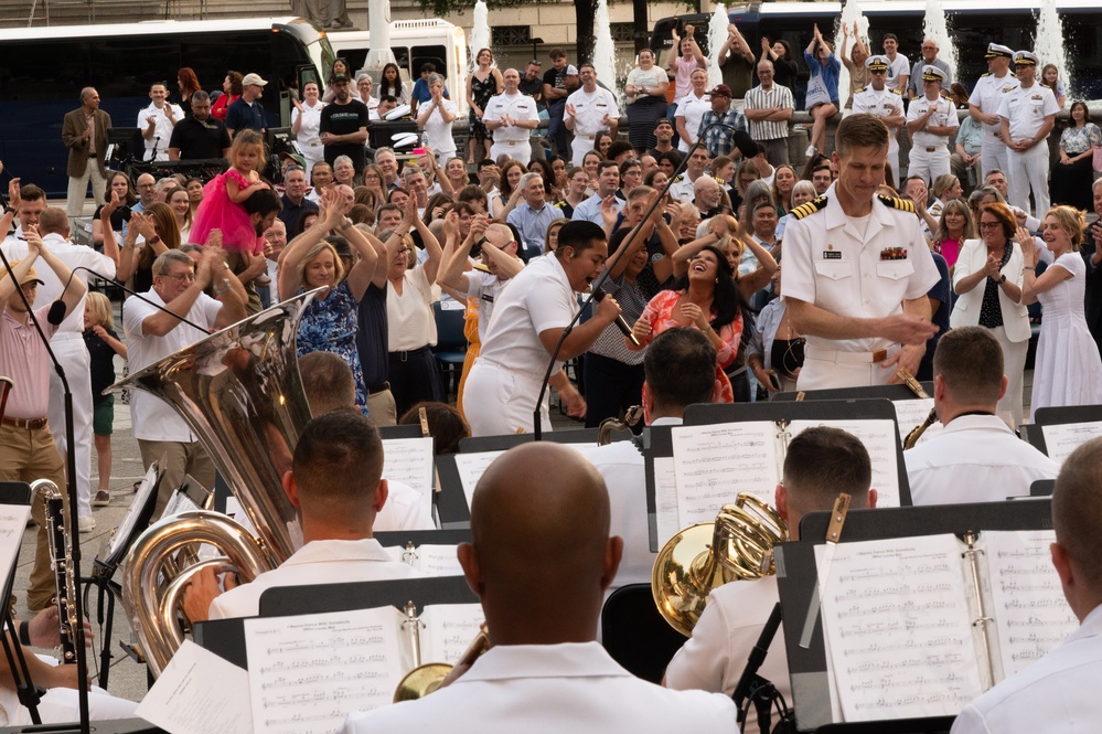 Navy Band Concert at Navy Memorial, Washington, D.C.