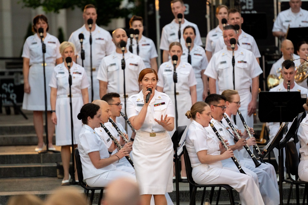 Navy Band Concert at Navy Memorial, Washington, D.C.