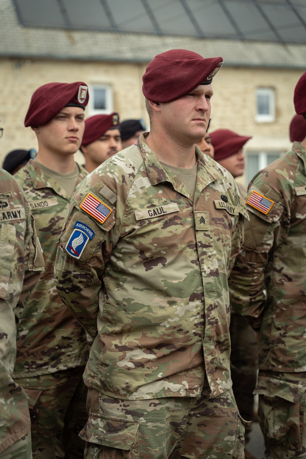 173rd Airborne Brigade Honors Fallen Chaplain Capt. Father Ignatius Maternowski at D-Day 81 Ceremony