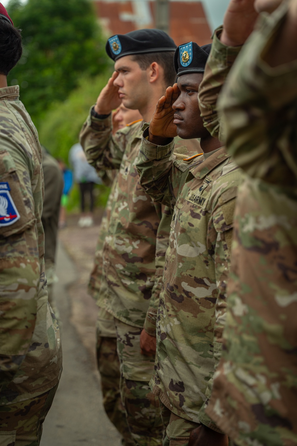 173rd Airborne Brigade Honors Fallen Chaplain Capt. Father Ignatius Maternowski at D-Day 81 Ceremony