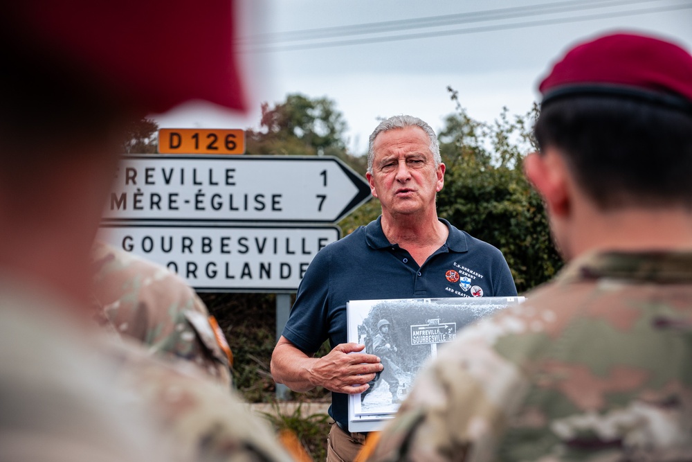 81st D-Day Anniversary: 11th Airborne Division Take Historic Walk of Amfreville