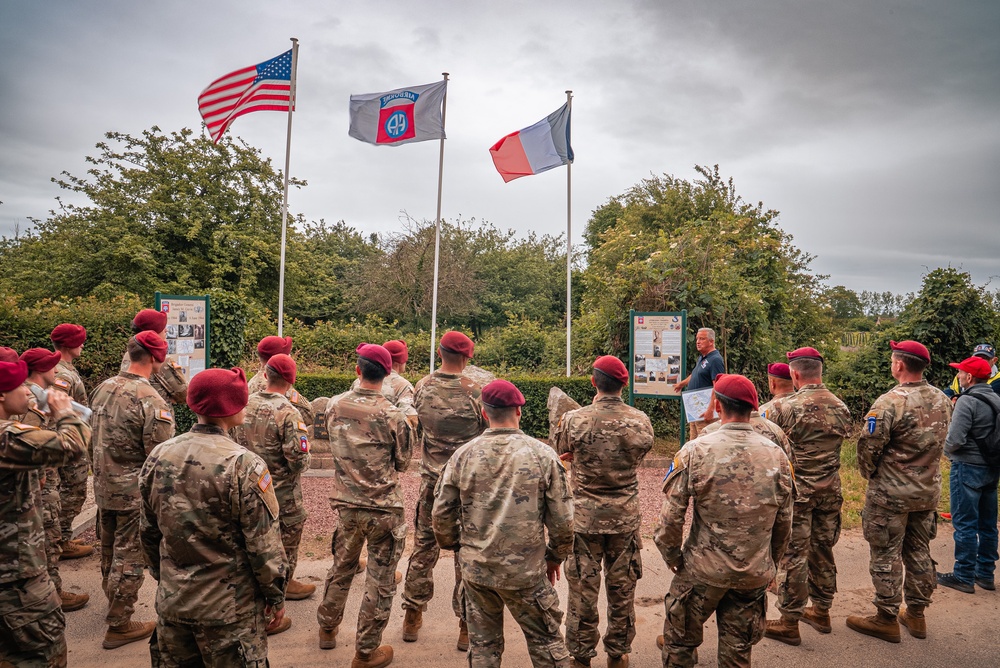 81st D-Day Anniversary: 11th Airborne Division Take Historic Walk of Amfreville