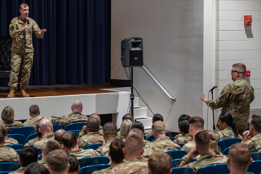310th Space Wing hosts Air Force Reserve career management townhall