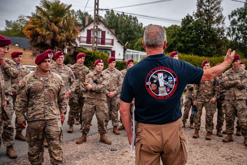 81st D-Day Anniversary: 11th Airborne Division Take Historic Walk of Amfreville