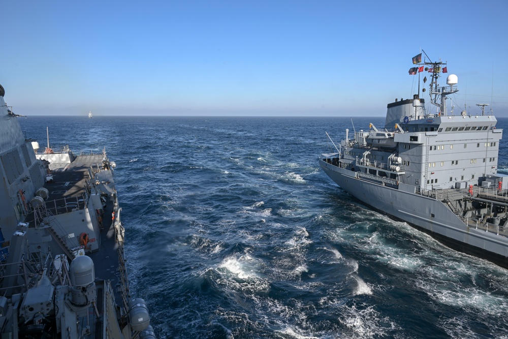 USS Thomas Hudner (DDG 116) Participates in Formidable Shield 2025