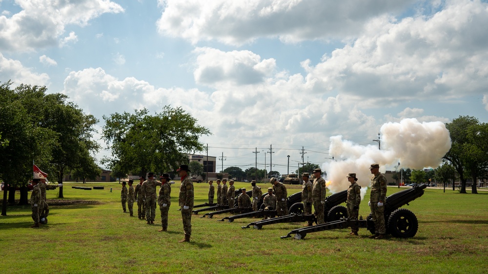 1st Cavalry Division Hosts Retreat Ceremony for Brigadier General Robert G. Born