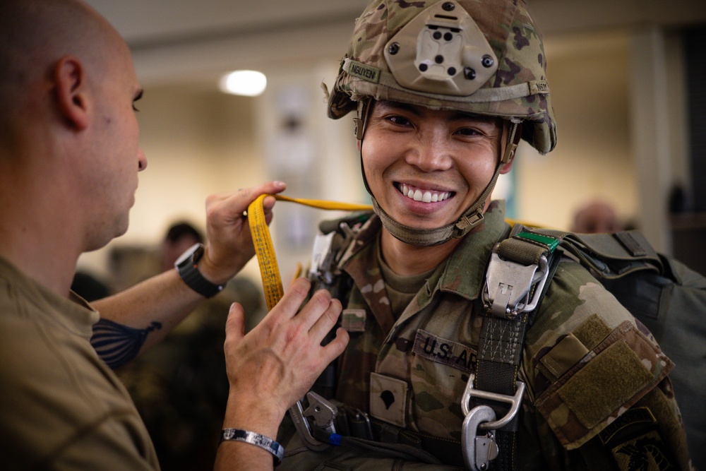 Jumpmaster Personnel Inspection Ensures Airborne Readiness