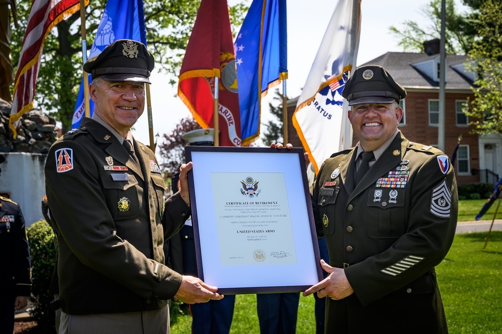 ASA Fort Dix Change of Responsibility and Retirement Ceremonies
