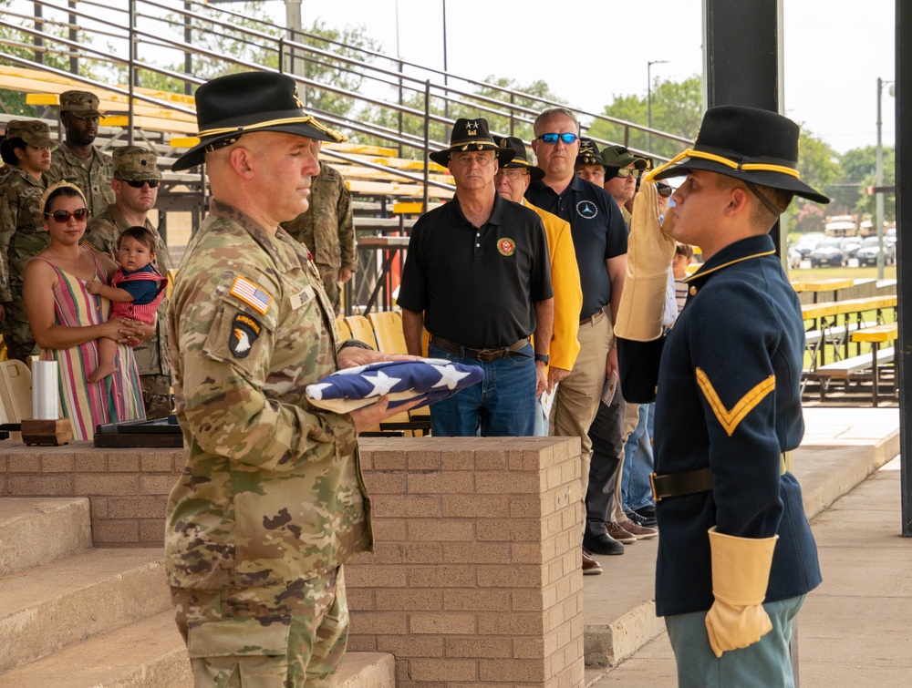 1st Cavalry Division Hosts Retreat Ceremony for Brigadier General Robert G. Born