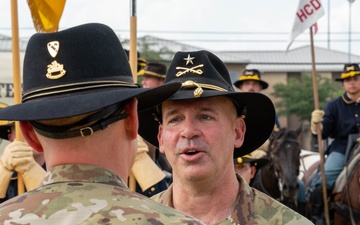 1st Cavalry Division Hosts Retreat Ceremony for Brigadier General Robert G. Born