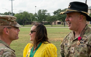 1st Cavalry Division Hosts Retreat Ceremony for Brigadier General Robert G. Born
