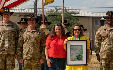 1st Cavalry Division Hosts Retreat Ceremony for Brigadier General Robert G. Born