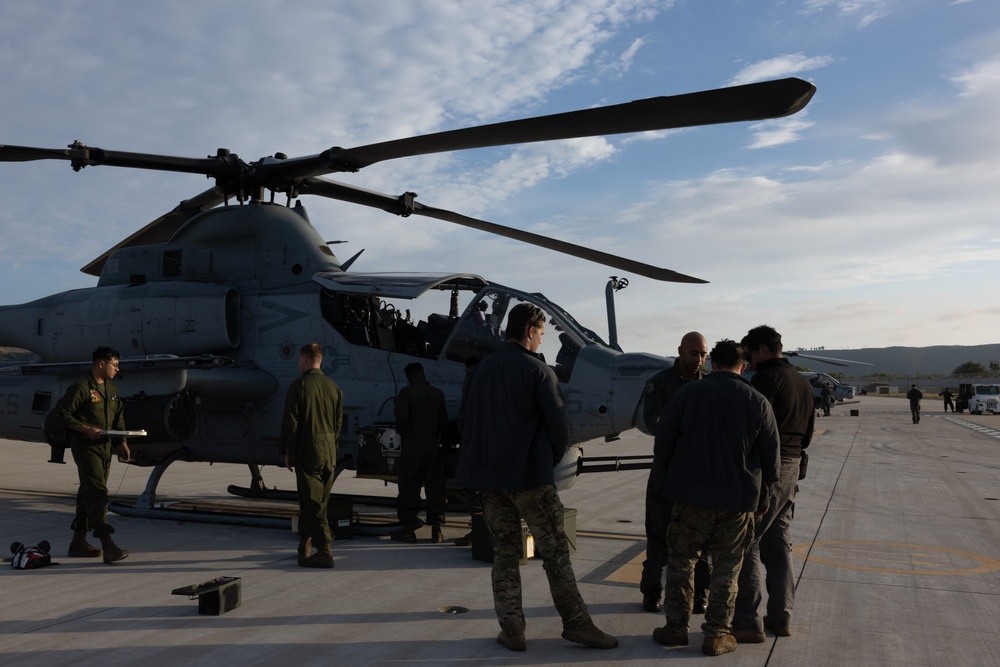 HMLA-367 conducts live-fire exercise at San Clemente Island with Naval Special Warfare