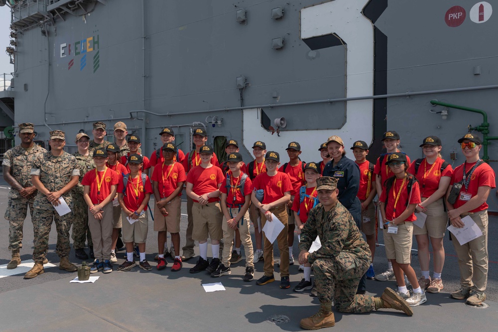 Kearsarge Hosts Upstate Young Marines